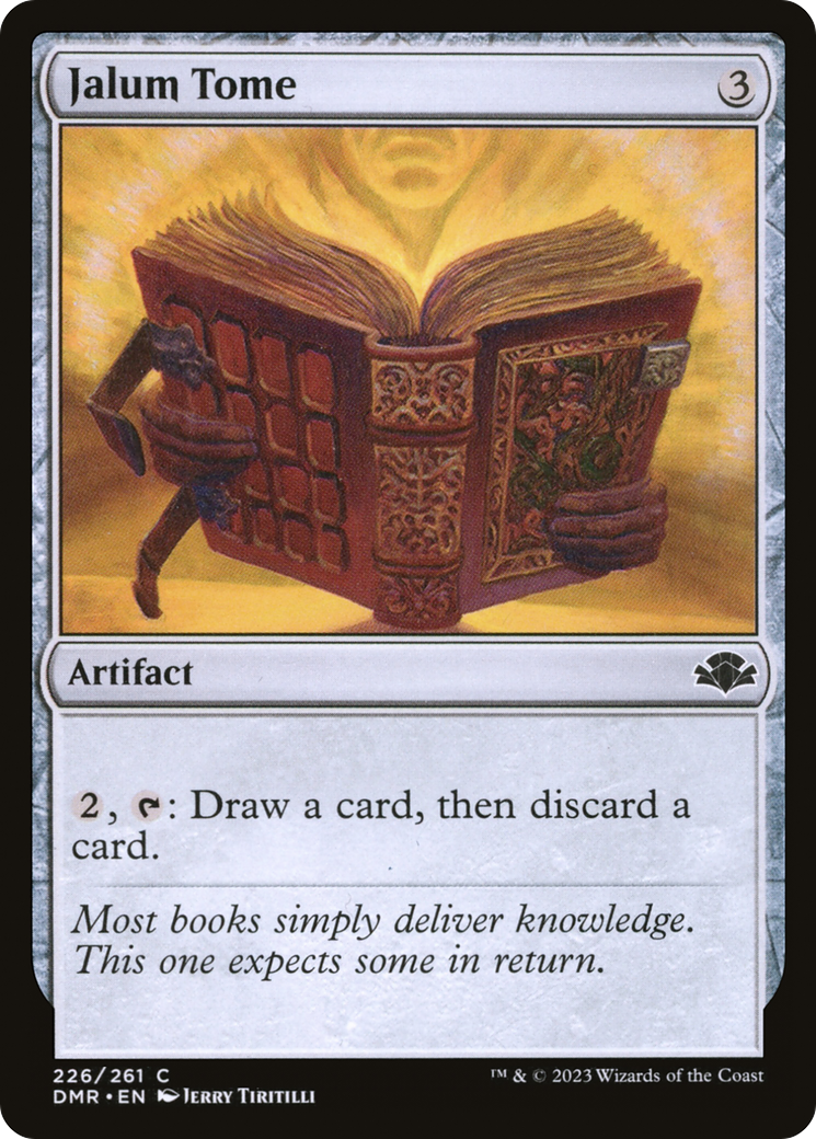 Jalum Tome (DMR-226) - Dominaria Remastered - Premium MTG Single from Wizards of the Coast - Just $0.08! Shop now at Game Crave Tournament Store