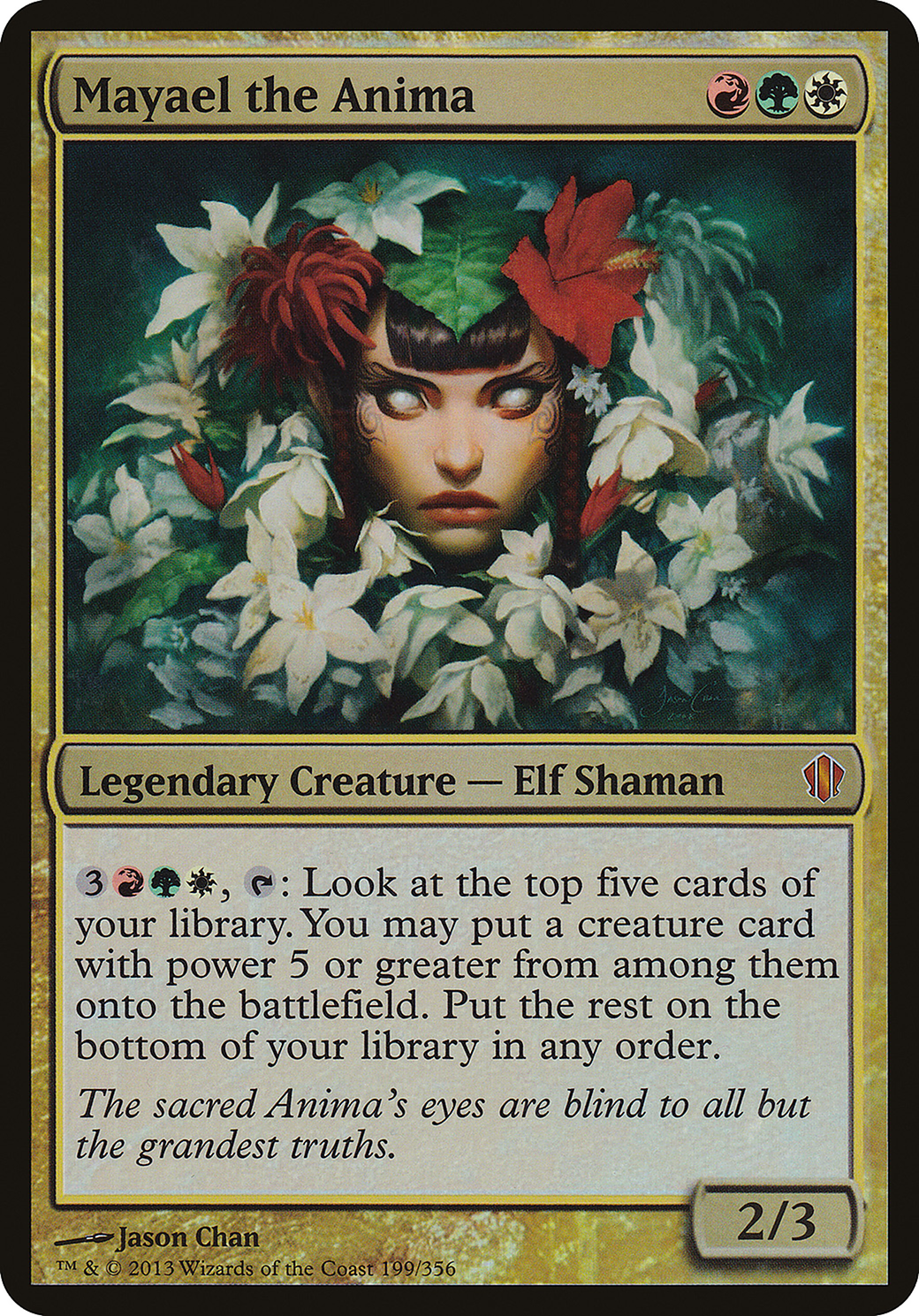Mayael the Anima (OC13-199) - Commander 2013 Oversized Foil - Premium MTG Single from Wizards of the Coast - Just $0.33! Shop now at Game Crave Tournament Store