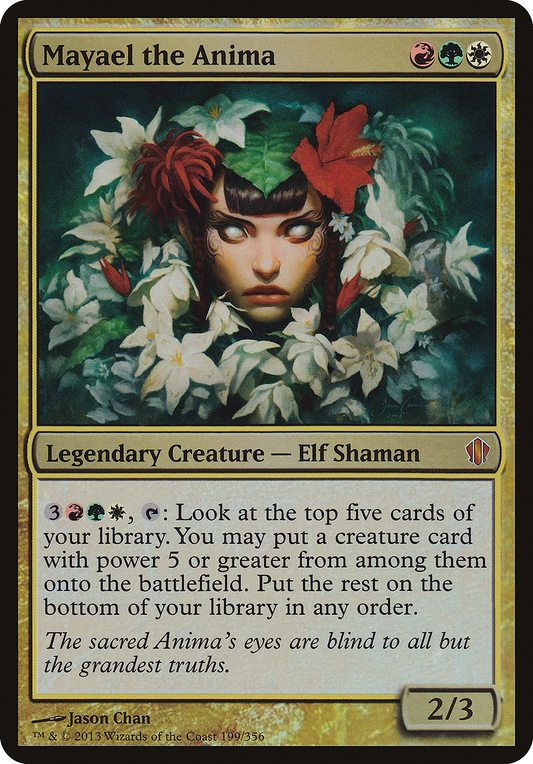 Mayael the Anima (OC13-199) - Commander 2013 Oversized Foil - Premium MTG Single from Wizards of the Coast - Just $0.33! Shop now at Game Crave Tournament Store