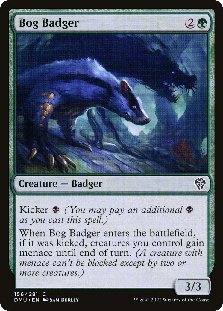 Bog Badger (DMU-156) - Dominaria United - Premium MTG Single from Wizards of the Coast - Just $0.25! Shop now at Game Crave Tournament Store