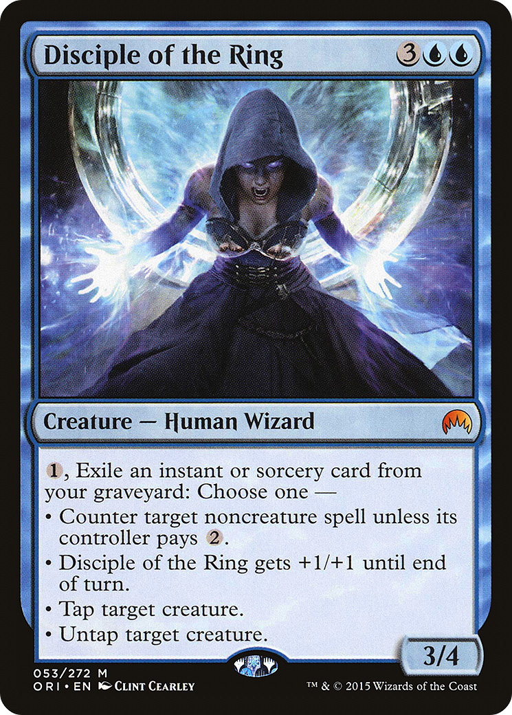 Disciple of the Ring (ORI-053) - Magic Origins Foil - Premium MTG Single from Wizards of the Coast - Just $0.37! Shop now at Game Crave Tournament Store