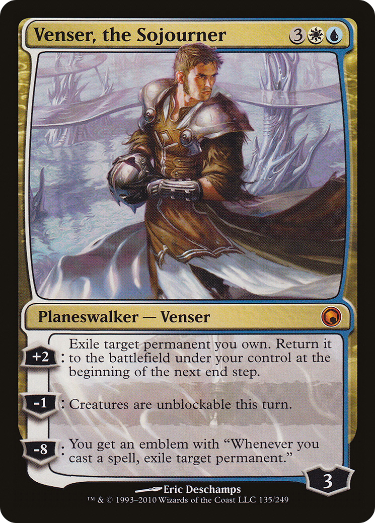 Venser, the Sojourner (SOM-135) - Scars of Mirrodin Foil - Premium MTG Single from Wizards of the Coast - Just $20.60! Shop now at Game Crave Tournament Store