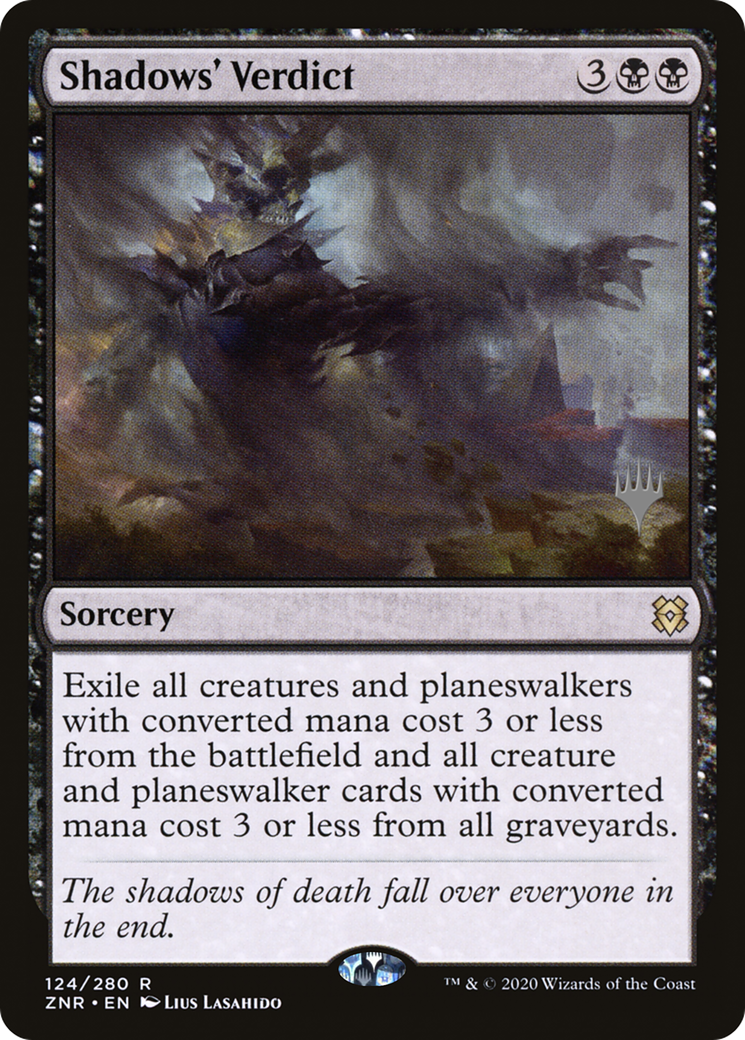 Shadows' Verdict (PZNR-124P) - Zendikar Rising Promos - Premium MTG Single from Wizards of the Coast - Just $0.29! Shop now at Game Crave Tournament Store