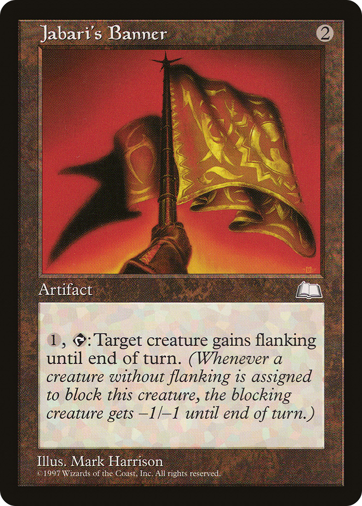 Jabari's Banner (WTH-150) - Weatherlight - Premium MTG Single from Wizards of the Coast - Just $0.25! Shop now at Game Crave Tournament Store