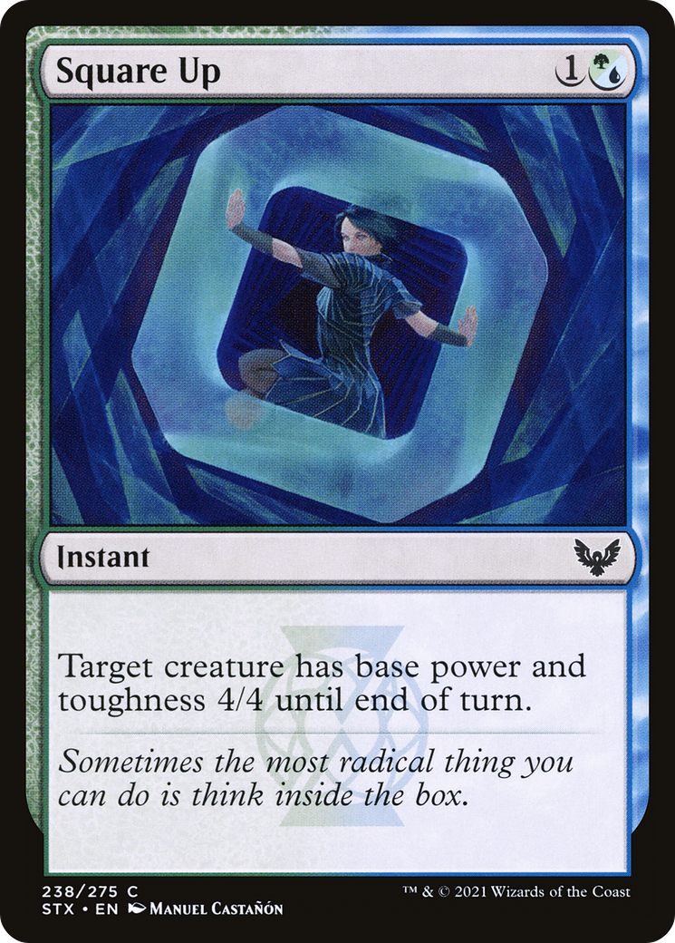 Square Up (STX-238) - Strixhaven: School of Mages - Premium MTG Single from Wizards of the Coast - Just $0.25! Shop now at Game Crave Tournament Store