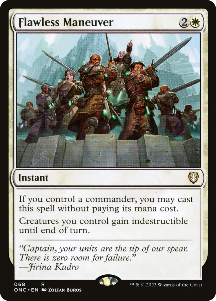 Flawless Maneuver (ONC-068) - Phyrexia: All Will Be One Commander - Premium MTG Single from Wizards of the Coast - Just $3.62! Shop now at Game Crave Tournament Store