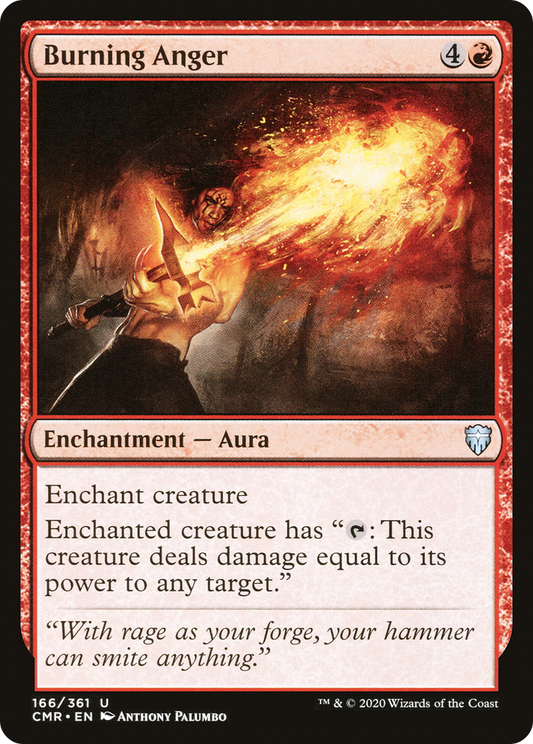 Burning Anger (CMR-166) - Commander Legends Foil - Premium MTG Single from Wizards of the Coast - Just $0.08! Shop now at Game Crave Tournament Store