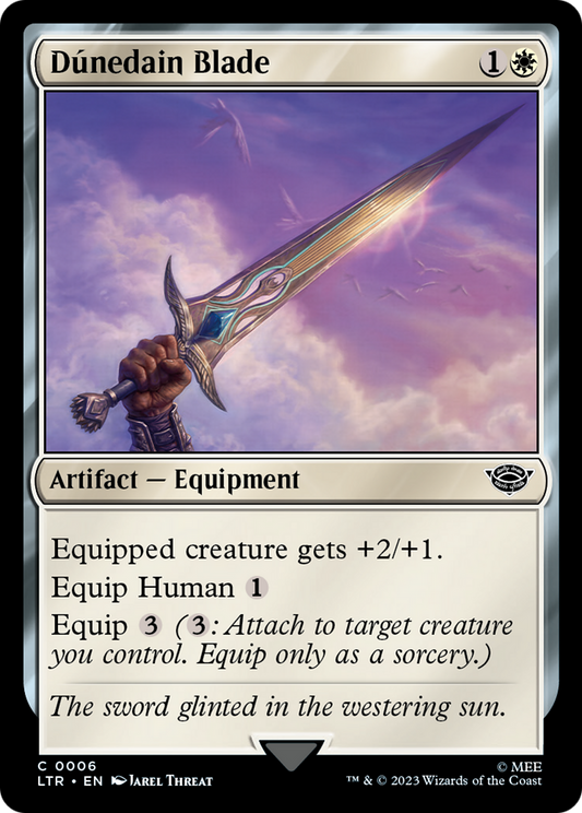 Dúnedain Blade (LTR-006) - The Lord of the Rings: Tales of Middle-earth - Premium MTG Single from Wizards of the Coast - Just $0.08! Shop now at Game Crave Tournament Store