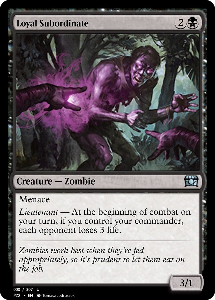 Loyal Subordinate (PZ2-70735) - Treasure Chest - Premium MTG Single from Wizards of the Coast - Just $0! Shop now at Game Crave Tournament Store