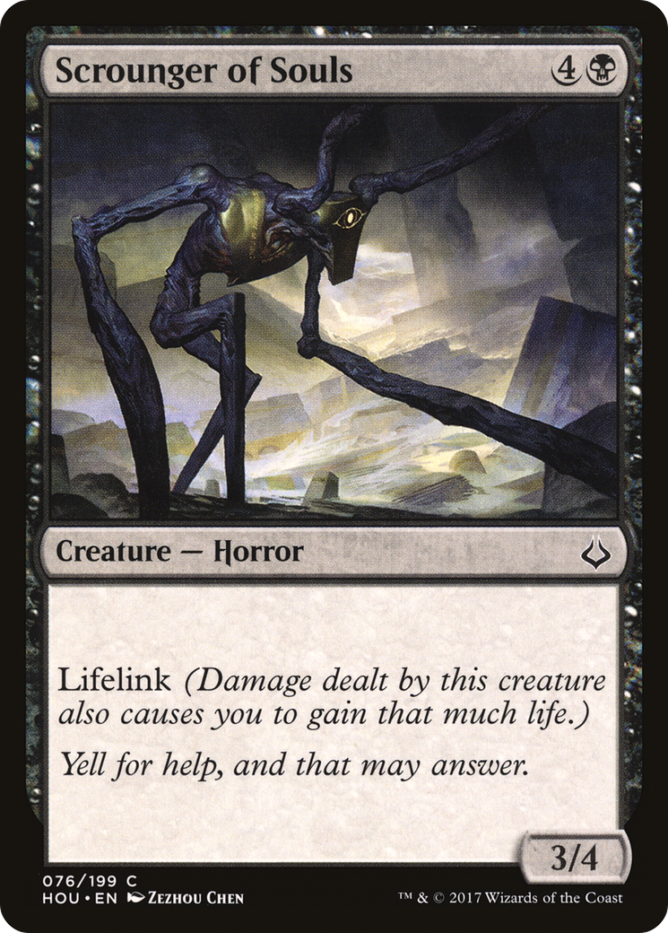 Scrounger of Souls (HOU-076) - Hour of Devastation - Premium MTG Single from Wizards of the Coast - Just $0.08! Shop now at Game Crave Tournament Store