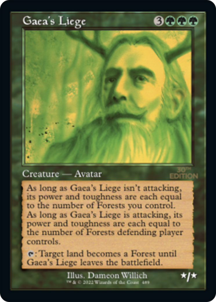 Gaea's Liege (30A-489) - 30th Anniversary Edition - Premium MTG Single from Wizards of the Coast - Just $40! Shop now at Game Crave Tournament Store