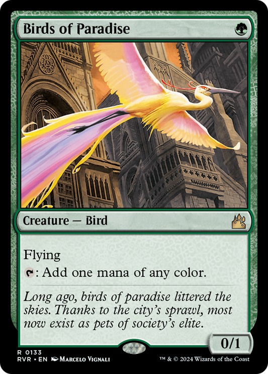 Birds of Paradise (RVR-133) - Ravnica Remastered - Premium MTG Single from Wizards of the Coast - Just $2.30! Shop now at Game Crave Tournament Store