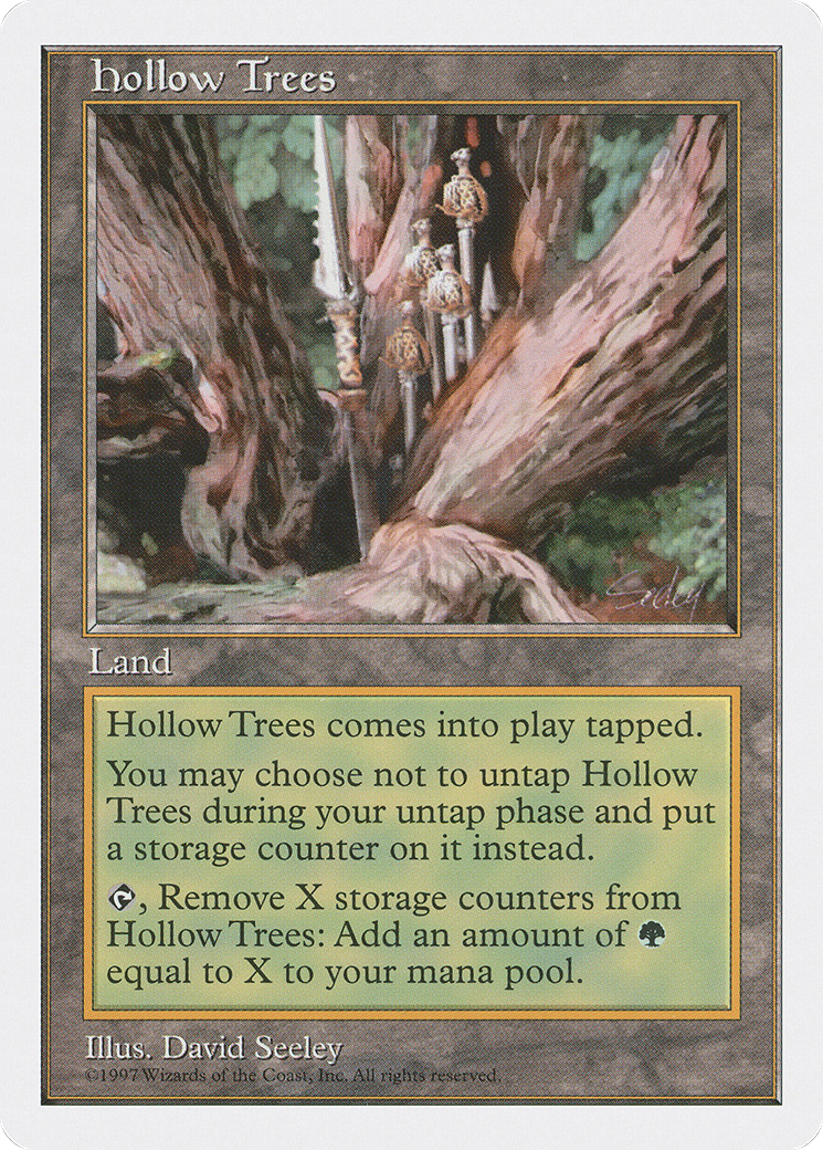 Hollow Trees (5ED-418) - Fifth Edition - Premium MTG Single from Wizards of the Coast - Just $0.25! Shop now at Game Crave Tournament Store