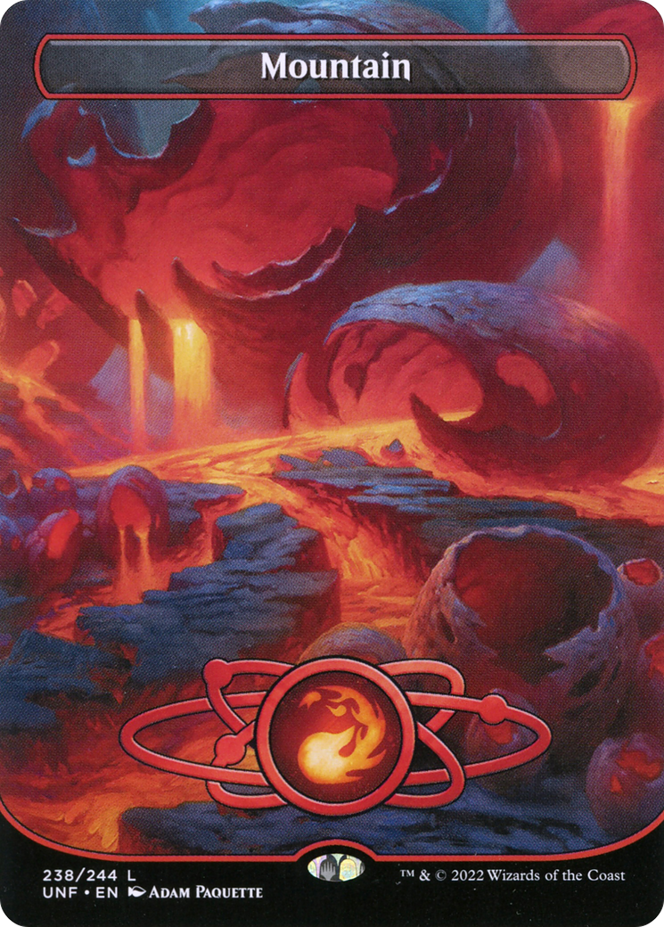 Mountain (UNF-238) - Unfinity (Borderless) Foil - Premium MTG Single from Wizards of the Coast - Just $0.30! Shop now at Game Crave Tournament Store
