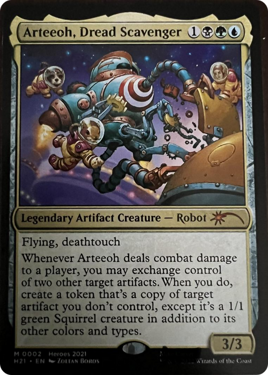 Arteeoh, Dread Scavenger (PH21-002) - 2021 Heroes of the Realm - Premium MTG Single from Wizards of the Coast - Just $0! Shop now at Game Crave Tournament Store