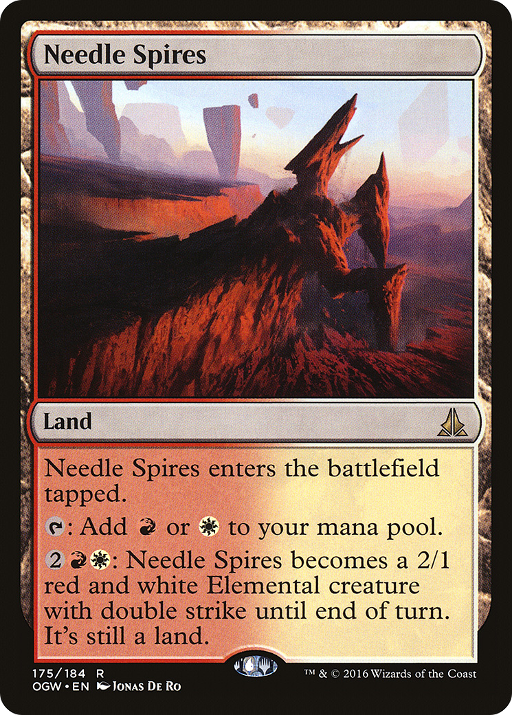Needle Spires (OGW-175) - Oath of the Gatewatch - Premium MTG Single from Wizards of the Coast - Just $0.08! Shop now at Game Crave Tournament Store