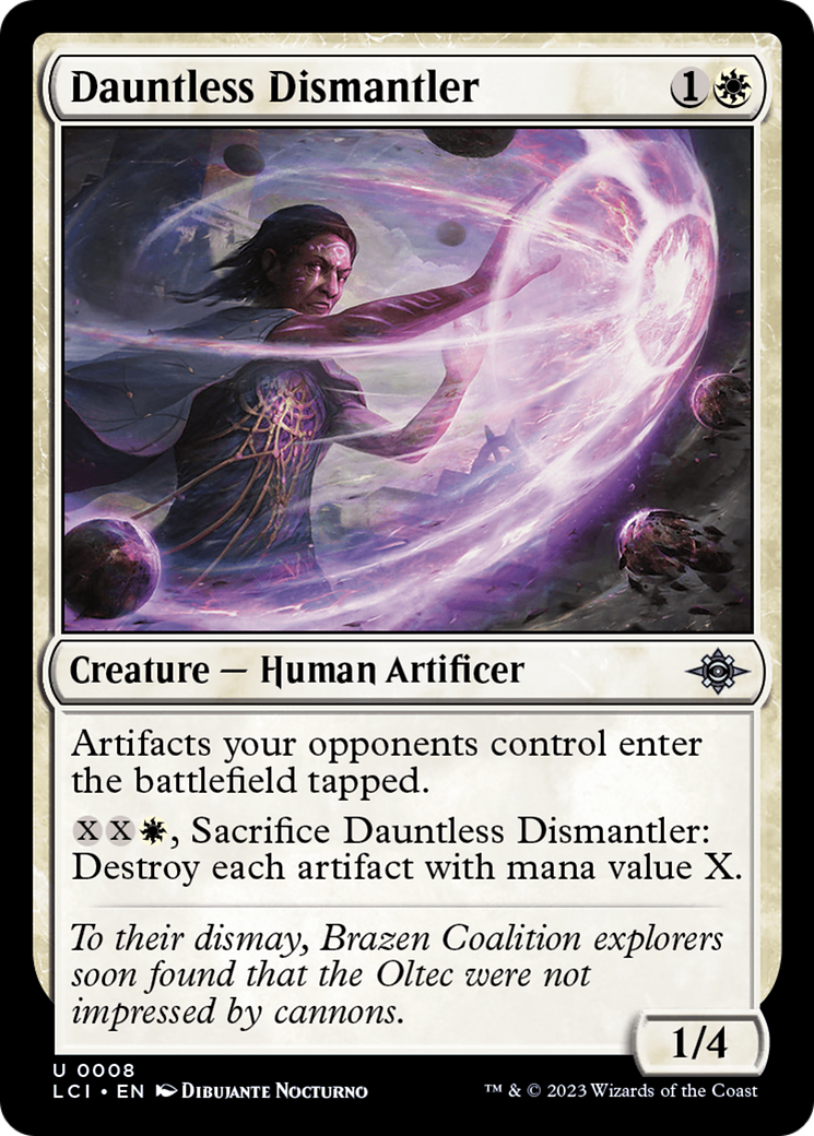 Dauntless Dismantler (LCI-008) - The Lost Caverns of Ixalan - Premium MTG Single from Wizards of the Coast - Just $0.08! Shop now at Game Crave Tournament Store