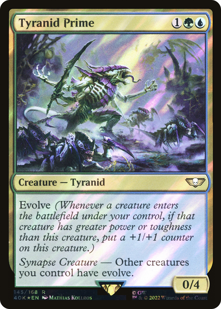 Tyranid Prime (40K-145★) - Warhammer 40,000 Commander Foil - Premium MTG Single from Wizards of the Coast - Just $0.21! Shop now at Game Crave Tournament Store