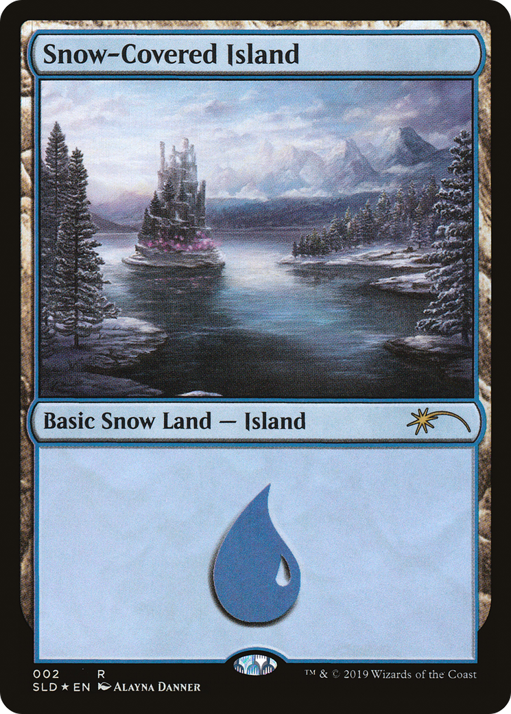 Snow-Covered Island (SLD-002) - Secret Lair Drop Foil - Premium MTG Single from Wizards of the Coast - Just $2.04! Shop now at Game Crave Tournament Store