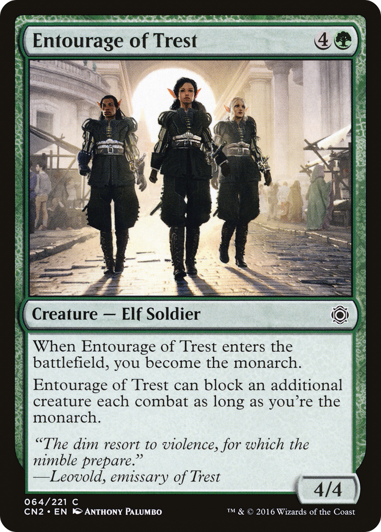 Entourage of Trest (CN2-064) - Conspiracy: Take the Crown - Premium MTG Single from Wizards of the Coast - Just $0.08! Shop now at Game Crave Tournament Store