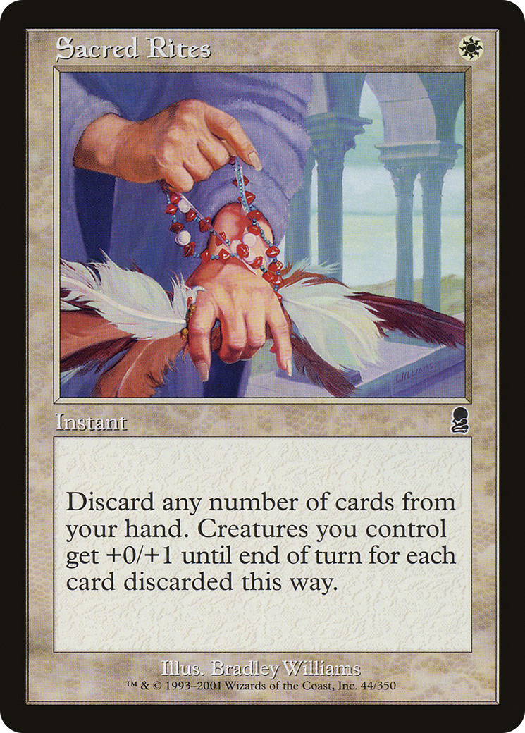 Sacred Rites (ODY-044) - Odyssey Foil - Premium MTG Single from Wizards of the Coast - Just $0.11! Shop now at Game Crave Tournament Store
