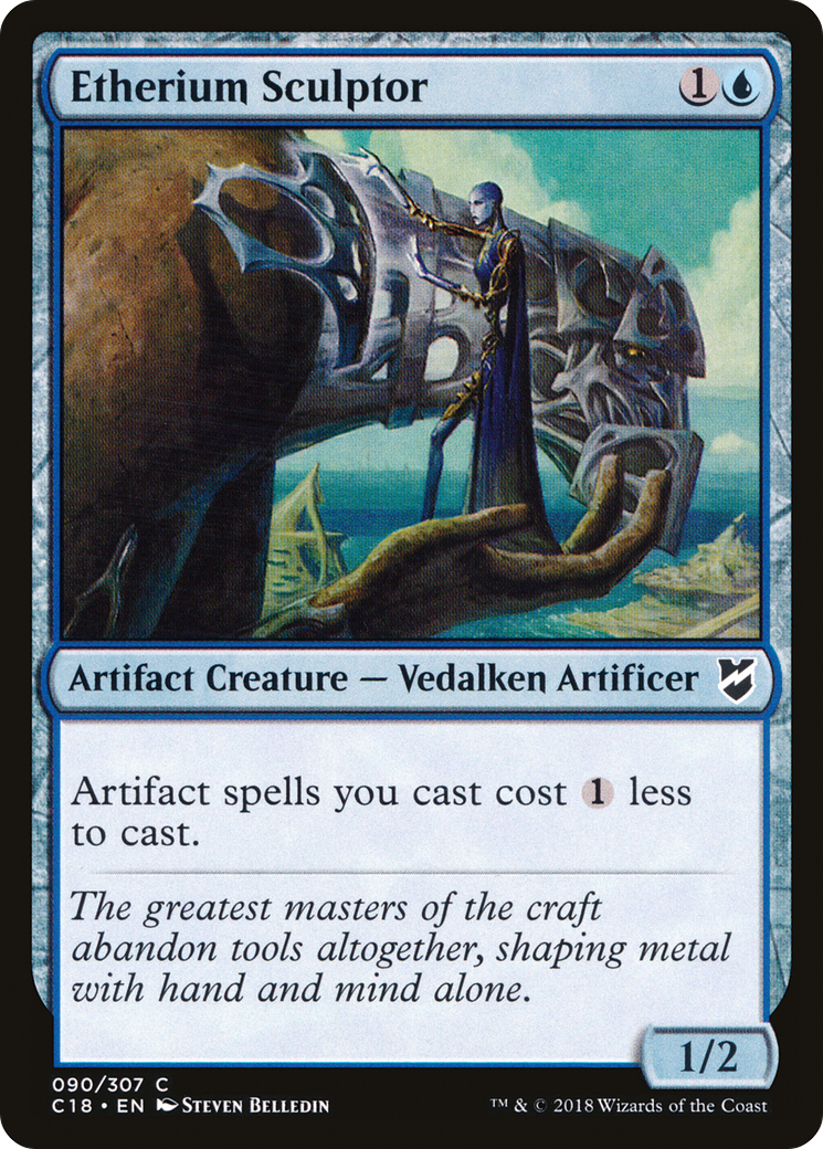 Etherium Sculptor (C18-090) - Commander 2018 - Premium MTG Single from Wizards of the Coast - Just $0.64! Shop now at Game Crave Tournament Store