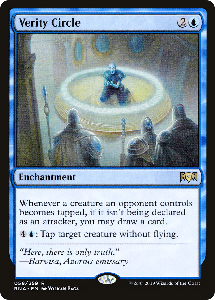 Verity Circle (RNA-058) - Ravnica Allegiance Foil - Premium MTG Single from Wizards of the Coast - Just $4.10! Shop now at Game Crave Tournament Store