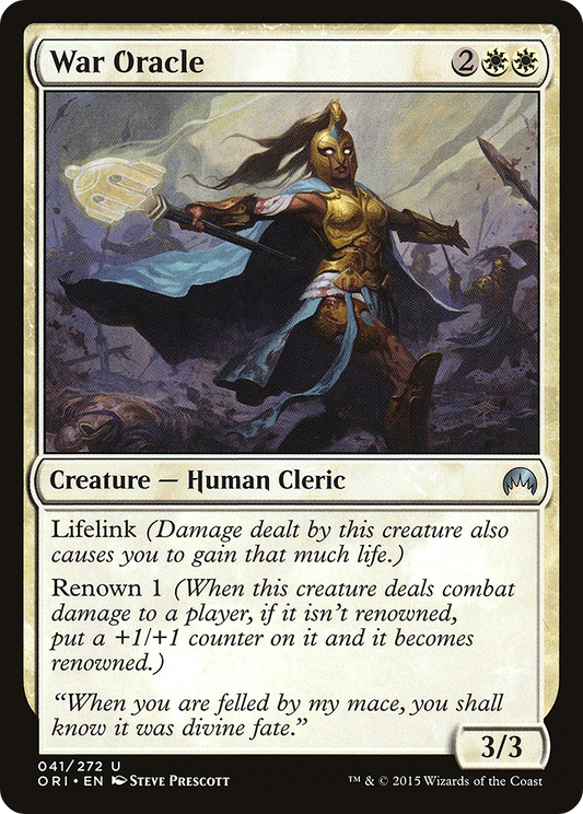 War Oracle (ORI-041) - Magic Origins - Premium MTG Single from Wizards of the Coast - Just $0.08! Shop now at Game Crave Tournament Store