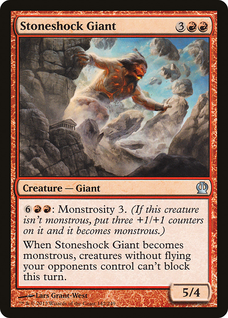 Stoneshock Giant (THS-142) - Theros - Premium MTG Single from Wizards of the Coast - Just $0.08! Shop now at Game Crave Tournament Store