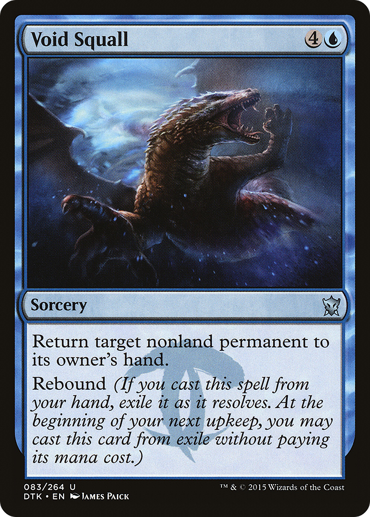 Void Squall (DTK-083) - Dragons of Tarkir - Premium MTG Single from Wizards of the Coast - Just $0.08! Shop now at Game Crave Tournament Store