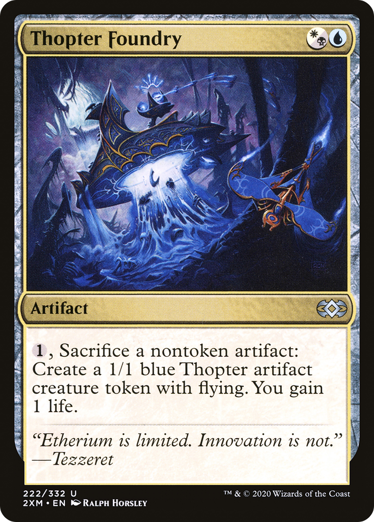 Thopter Foundry (2XM-222) - Double Masters - Premium MTG Single from Wizards of the Coast - Just $0.08! Shop now at Game Crave Tournament Store