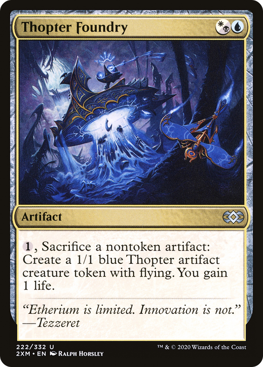 Thopter Foundry (2XM-222) - Double Masters - Premium MTG Single from Wizards of the Coast - Just $0.08! Shop now at Game Crave Tournament Store