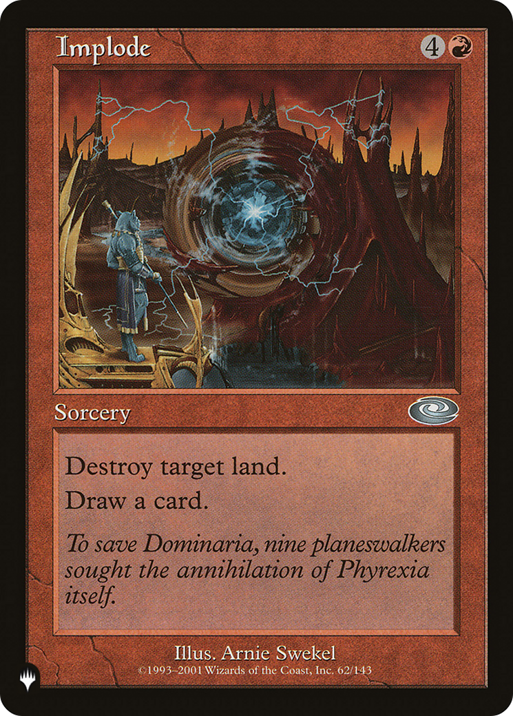 Implode (PLIST-983) - The List - Premium MTG Single from Wizards of the Coast - Just $0.25! Shop now at Game Crave Tournament Store