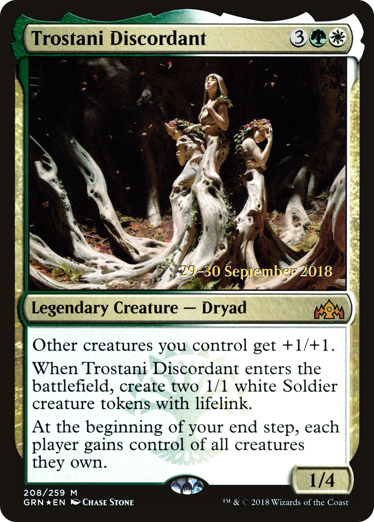 Trostani Discordant (PGRN-208S) - Guilds of Ravnica Promos Foil - Premium MTG Single from Wizards of the Coast - Just $0.33! Shop now at Game Crave Tournament Store