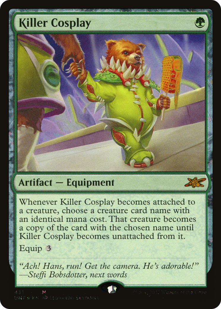 Killer Cosplay (UNF-431) - Unfinity Foil - Premium MTG Single from Wizards of the Coast - Just $0.26! Shop now at Game Crave Tournament Store