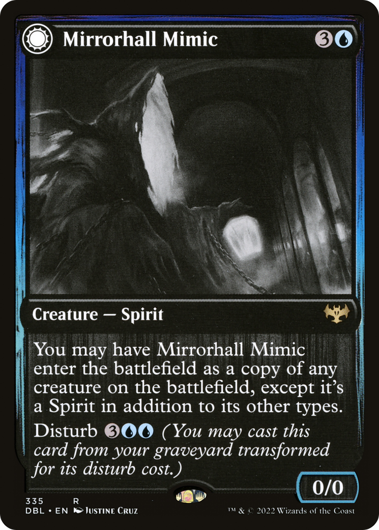 Mirrorhall Mimic // Ghastly Mimicry (DBL-335) - Innistrad: Double Feature: (Double Faced Transform) - Premium MTG Single from Wizards of the Coast - Just $0.25! Shop now at Game Crave Tournament Store