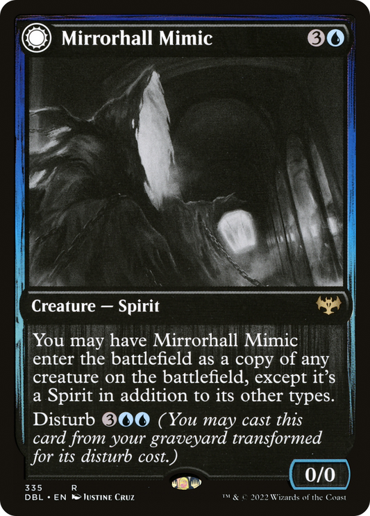 Mirrorhall Mimic // Ghastly Mimicry (DBL-335) - Innistrad: Double Feature: (Double Faced Transform) - Premium MTG Single from Wizards of the Coast - Just $0.25! Shop now at Game Crave Tournament Store