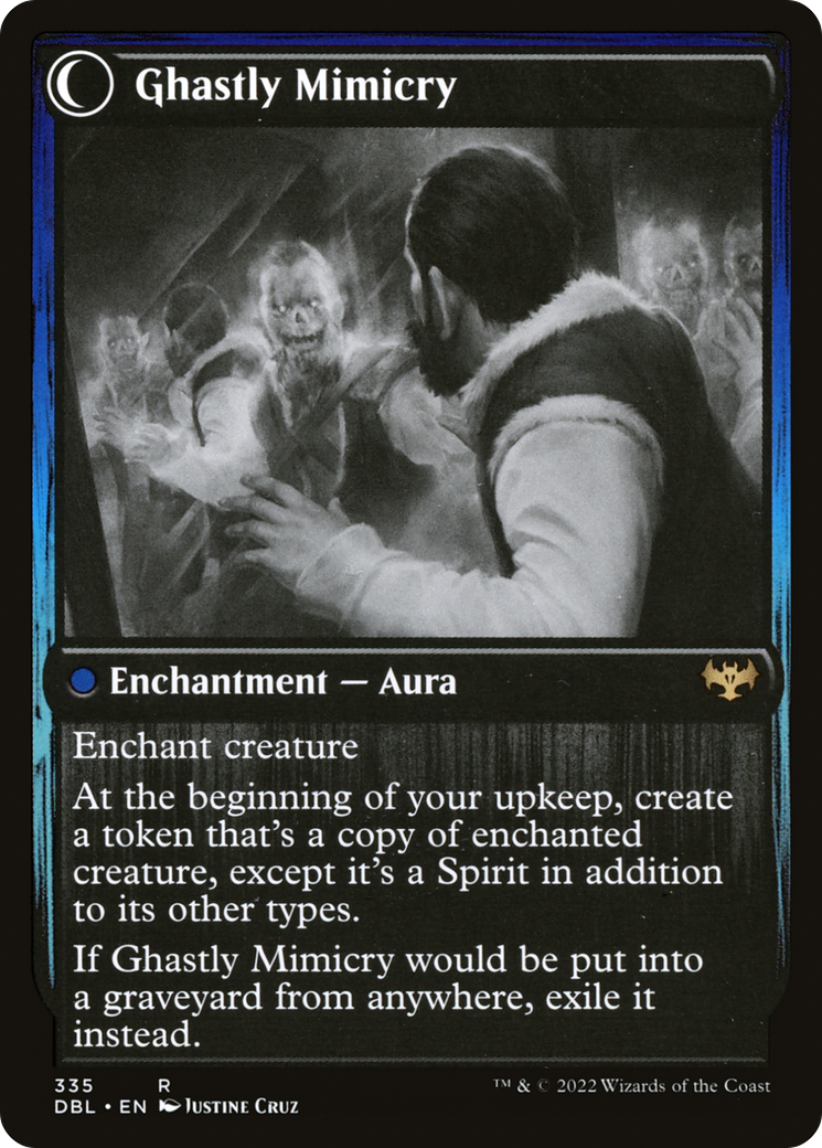 Mirrorhall Mimic // Ghastly Mimicry (DBL-335) - Innistrad: Double Feature: (Double Faced Transform) - Premium MTG Single from Wizards of the Coast - Just $0.25! Shop now at Game Crave Tournament Store