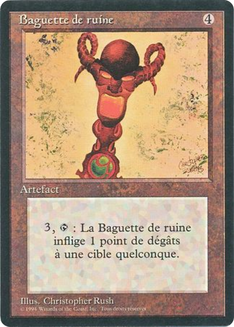 Rod of Ruin (FBB-273) - Foreign Black Border - Premium MTG Single from Wizards of the Coast - Just $1.44! Shop now at Game Crave Tournament Store