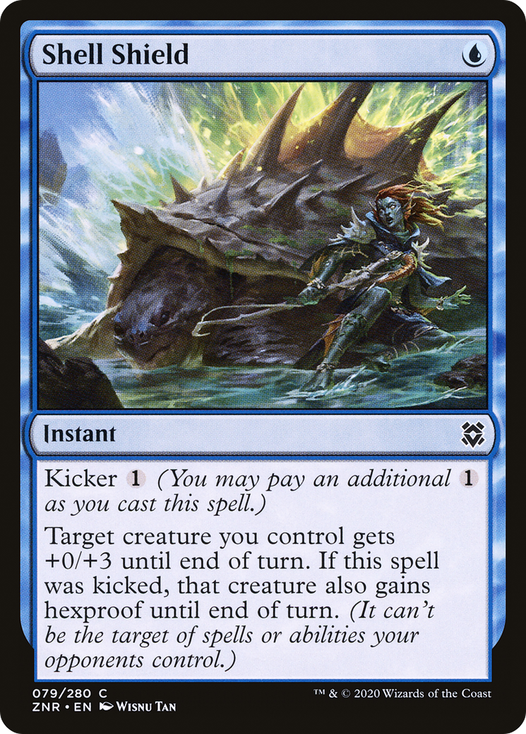 Shell Shield (ZNR-079) - Zendikar Rising - Premium MTG Single from Wizards of the Coast - Just $0.08! Shop now at Game Crave Tournament Store