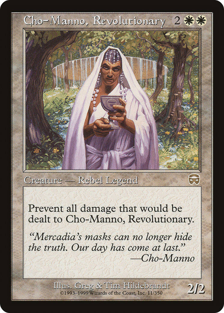 Cho-Manno, Revolutionary (MMQ-011) - Mercadian Masques - Premium MTG Single from Wizards of the Coast - Just $0.17! Shop now at Game Crave Tournament Store