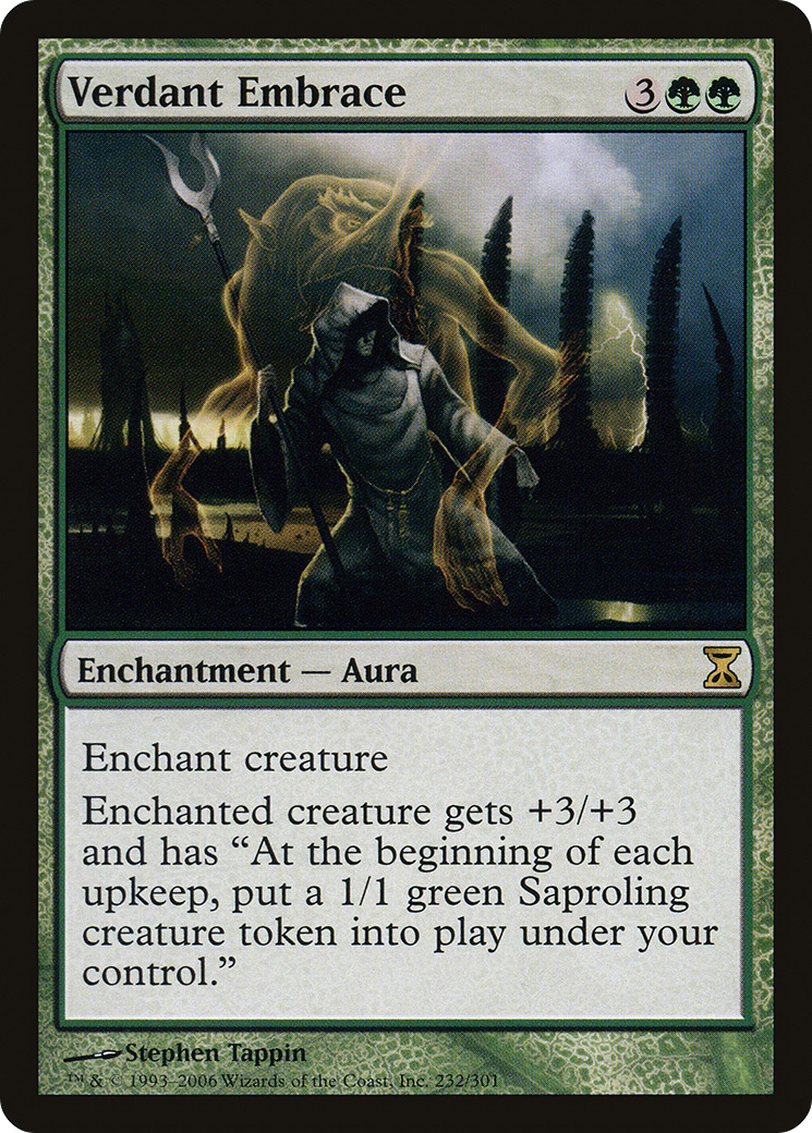 Verdant Embrace (TSP-232) - Time Spiral - Premium MTG Single from Wizards of the Coast - Just $0.12! Shop now at Game Crave Tournament Store