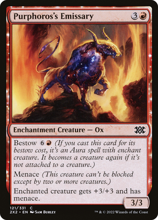 Purphoros's Emissary (2X2-121) - Double Masters 2022: (nyxtouched) - Premium MTG Single from Wizards of the Coast - Just $0.25! Shop now at Game Crave Tournament Store