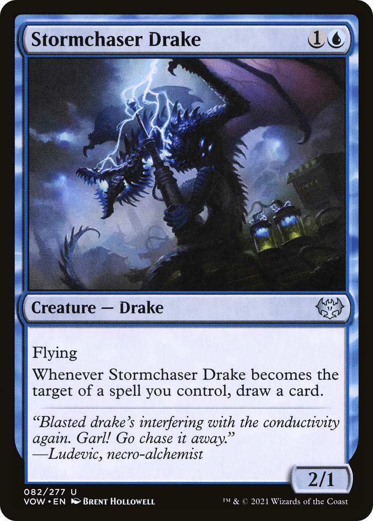 Stormchaser Drake (VOW-082) - Innistrad: Crimson Vow Foil - Premium MTG Single from Wizards of the Coast - Just $0.08! Shop now at Game Crave Tournament Store