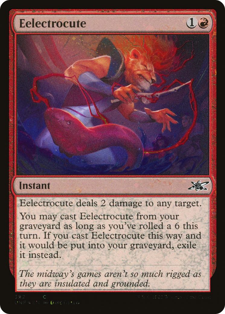 Eelectrocute (UNF-392) - Unfinity Foil - Premium MTG Single from Wizards of the Coast - Just $0.26! Shop now at Game Crave Tournament Store