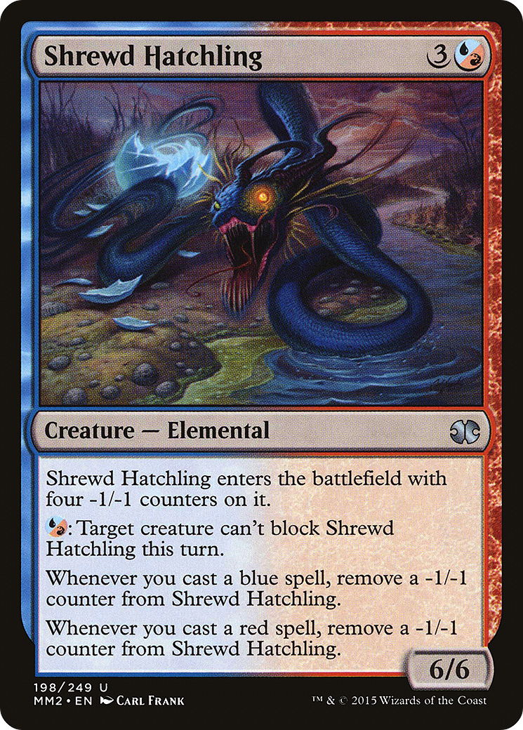 Shrewd Hatchling (MM2-198) - Modern Masters 2015 - Premium MTG Single from Wizards of the Coast - Just $0.08! Shop now at Game Crave Tournament Store