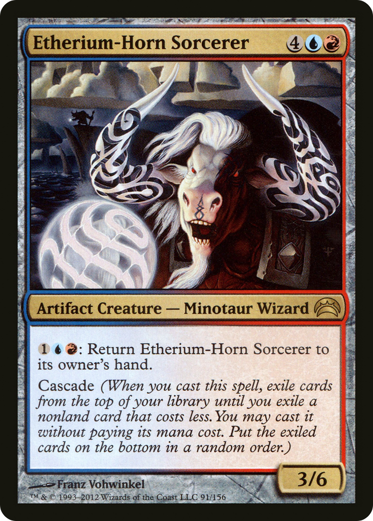 Etherium-Horn Sorcerer (PC2-091) - Planechase 2012 - Premium MTG Single from Wizards of the Coast - Just $0.08! Shop now at Game Crave Tournament Store