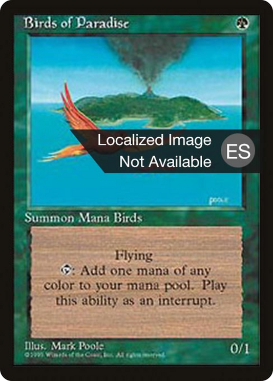 Birds of Paradise (4BB-234) - Fourth Edition Foreign Black Border - Premium MTG Single from Wizards of the Coast - Just $28.80! Shop now at Game Crave Tournament Store