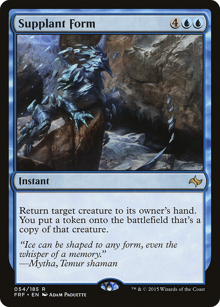 Supplant Form (FRF-054) - Fate Reforged - Premium MTG Single from Wizards of the Coast - Just $0.13! Shop now at Game Crave Tournament Store