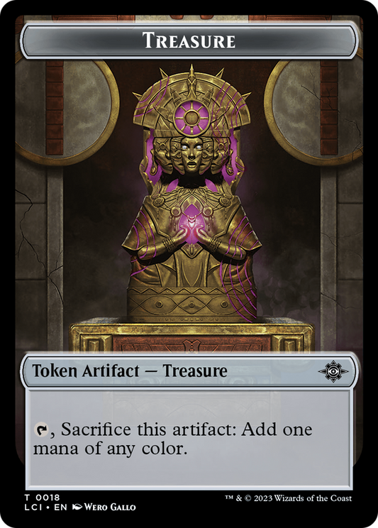 Treasure (TLCI-018) - The Lost Caverns of Ixalan Tokens Foil - Premium MTG Single from Wizards of the Coast - Just $0! Shop now at Game Crave Tournament Store